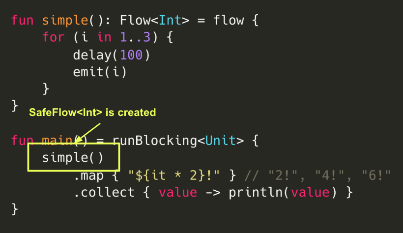Creating SafeFlow<Int>